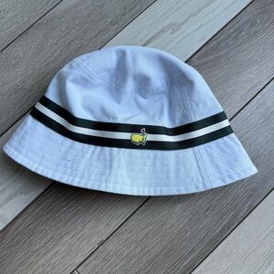 Tory Burch x Masters Womens Bucket Hat Reversible Plaid Golf Preppy RARE
